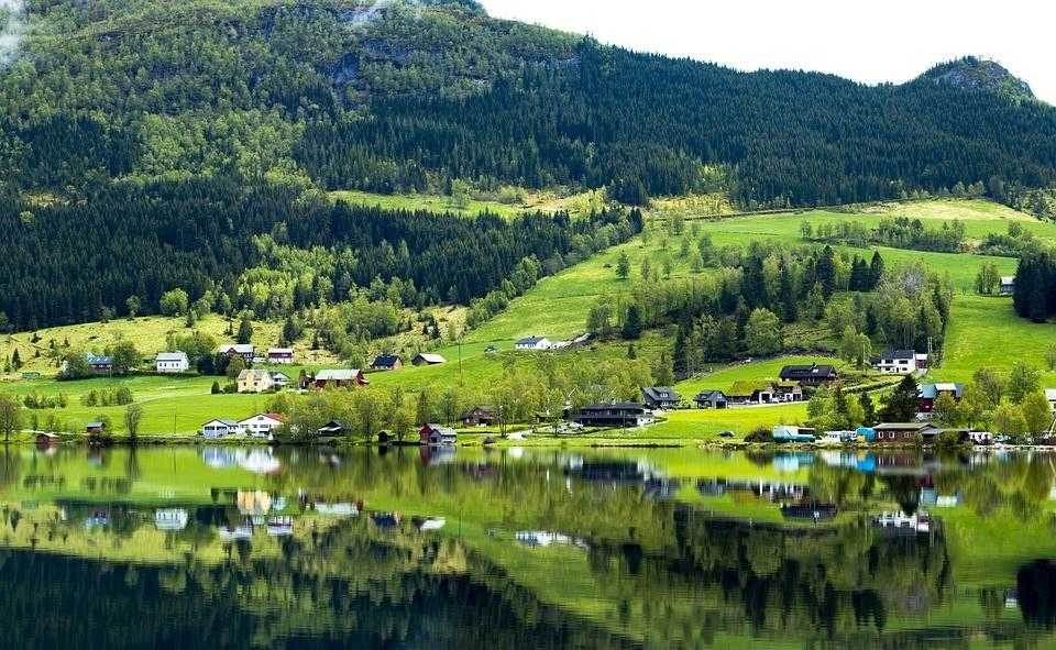 Норвегия, острова, горы