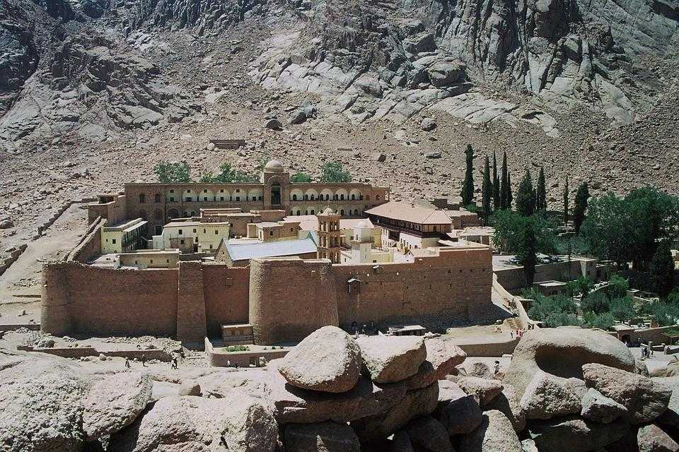 монастырь, египет