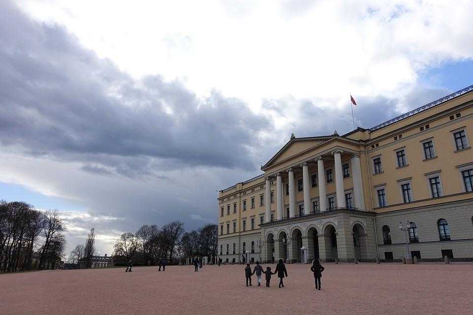 королевский дворец, норвегия, осло